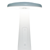 een transparante afbeelding van een minimale bureaulamp in het wit, verkocht door Vibrant LED Lights